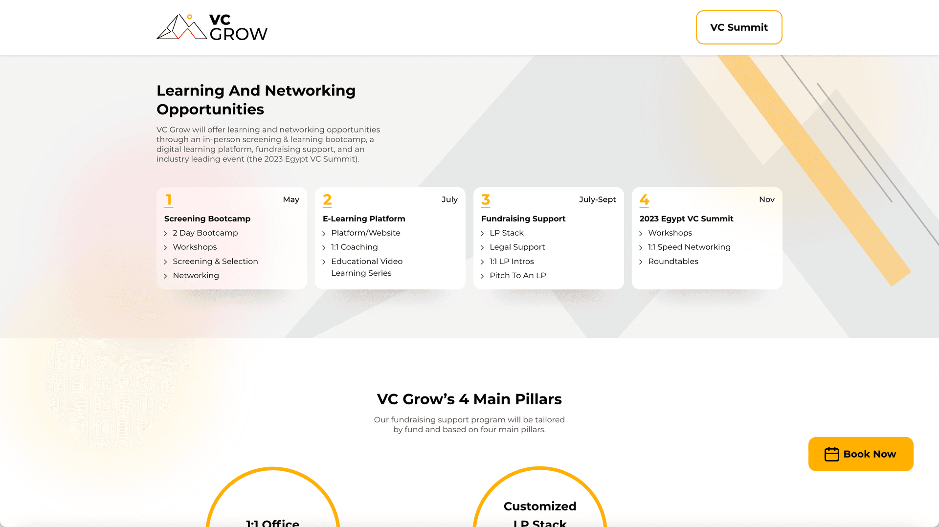 VC Summit and Grow — screen 11 of 14