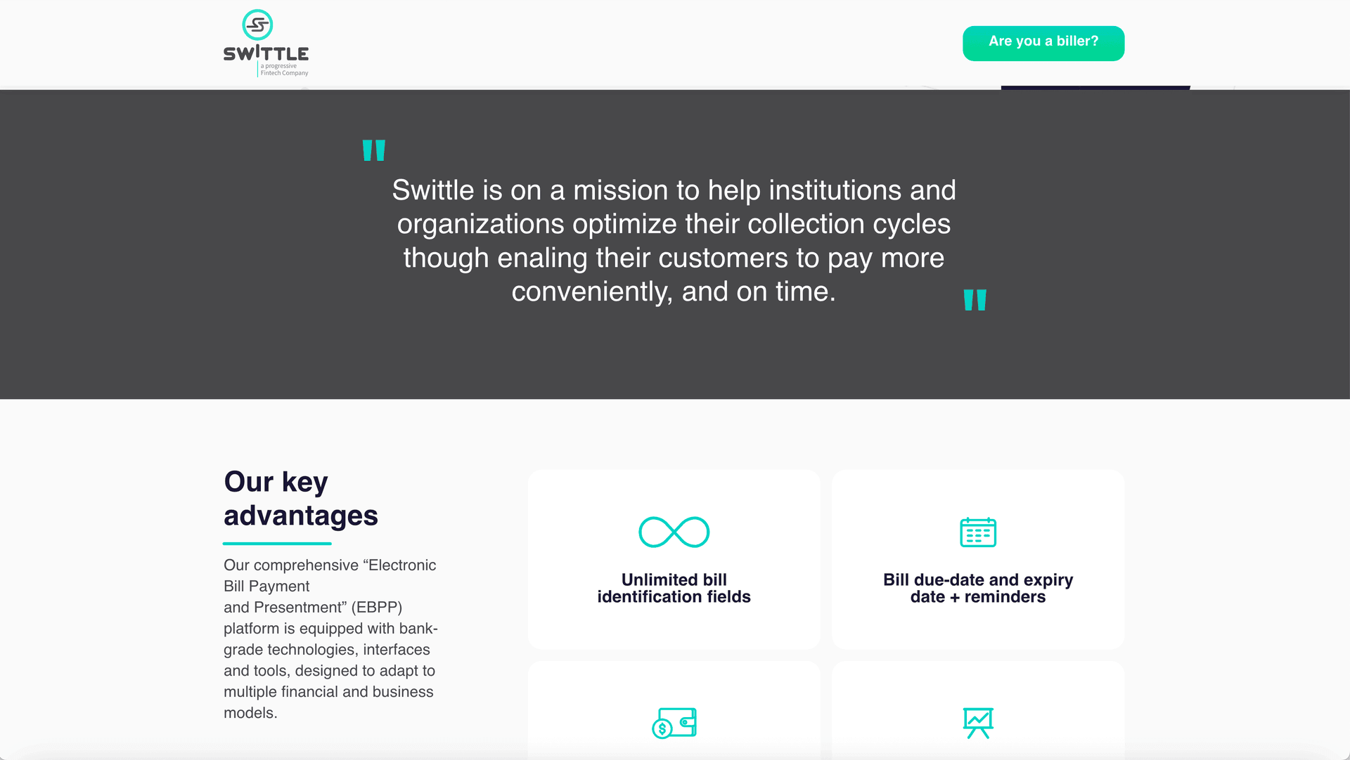 Swittle Website — screen 3 of 9