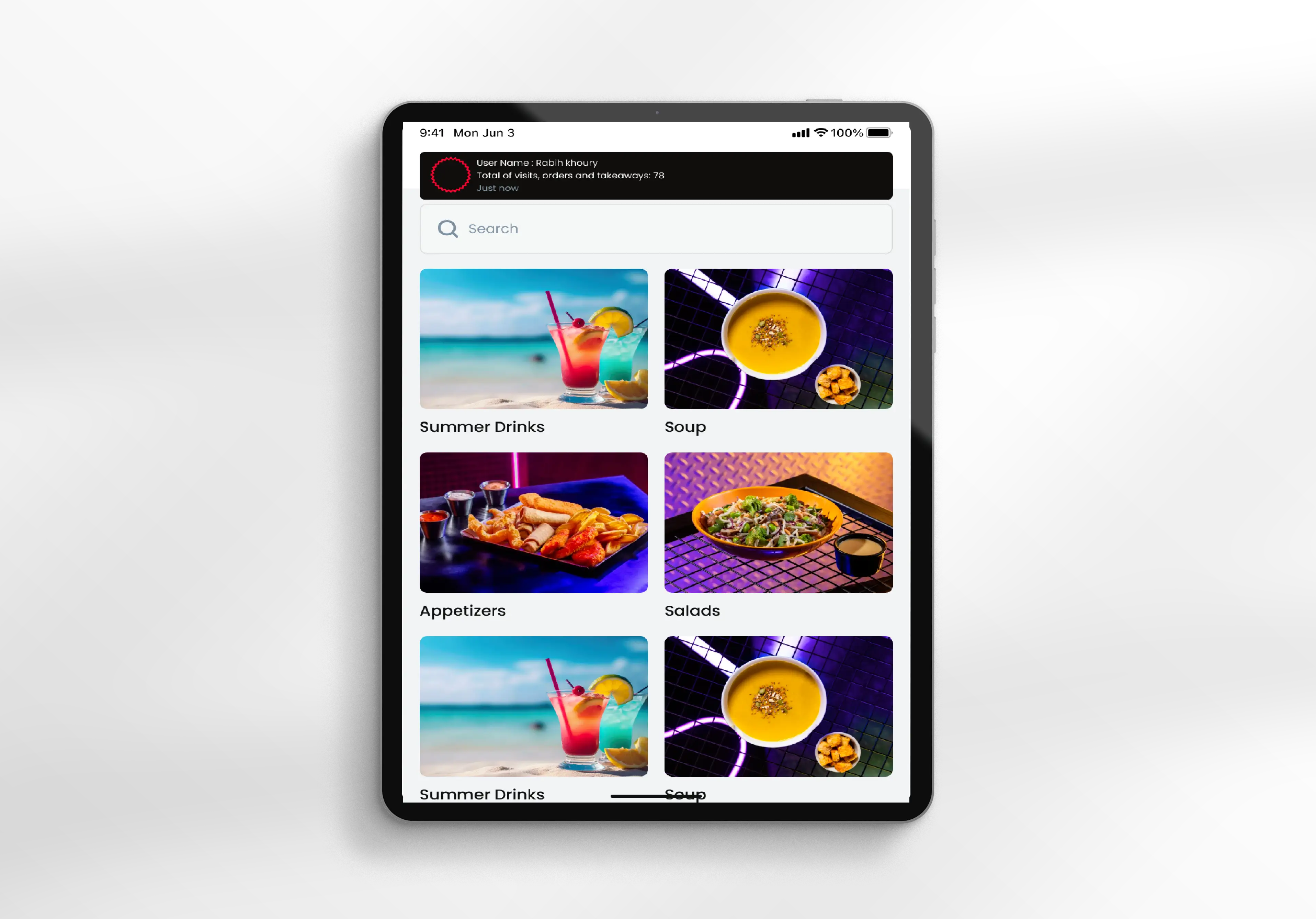 Crepaway Waiter's App — screen 2 of 7