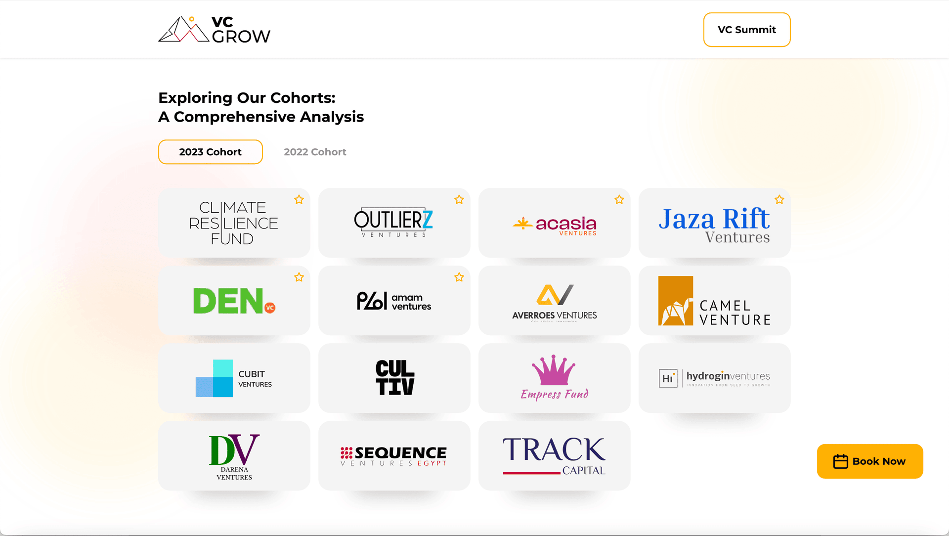 VC Summit and Grow — screen 13 of 14