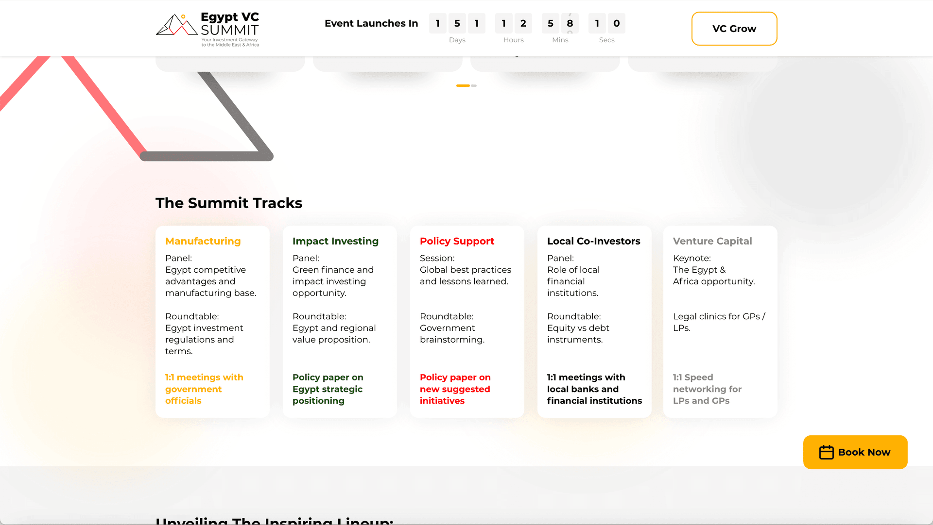 VC Summit and Grow — screen 3 of 14