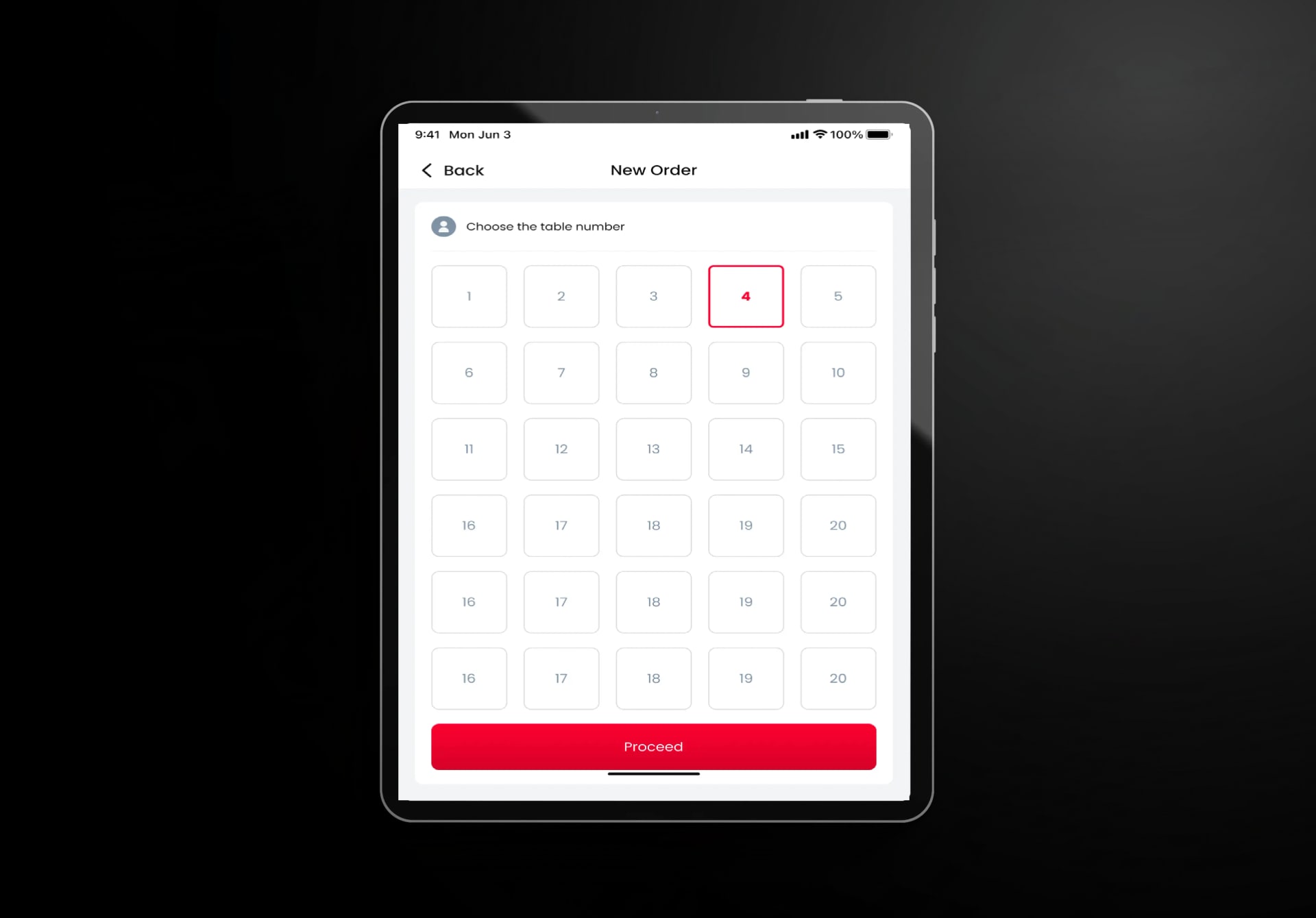 Crepaway Waiter's App — screen 4 of 7